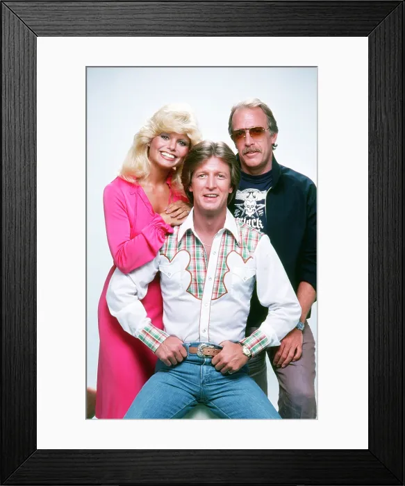 Framed Print : WKRP IN CINCINNATI, from left: Loni Anderson, Gary Sandy, Howard Hesseman, 1978-1982 Framed Print : WKRP IN CINCINNATI, from left: Loni Anderson, Gary Sandy, Howard Hesseman, 1978-1982