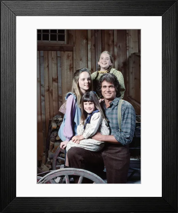 Framed Print : LITTLE HOUSE ON THE PRAIRIE, clockwise, from left: Sidney Greenbush, Melissa Sue Anderson, Melissa Gilbert, Michael Landon, (1976), 1974-1983 Framed Print : LITTLE HOUSE ON THE PRAIRIE, clockwise, from left: Sidney Greenbush, Melissa Sue Anderson, Melissa Gilbert, Michael Landon, (1976), 1974-1983