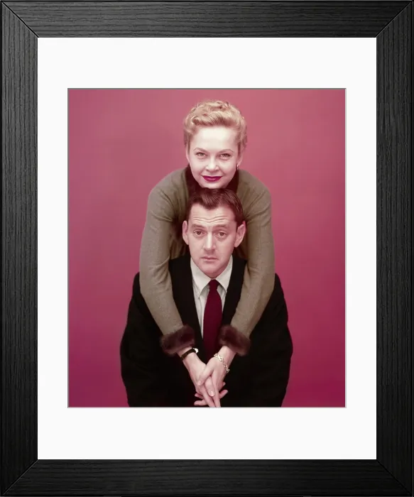 Framed Print : MR. PEEPERS, (aka MISTER PEEPERS), from top: Georgann Johnson, Tony Randall, 1952-1955