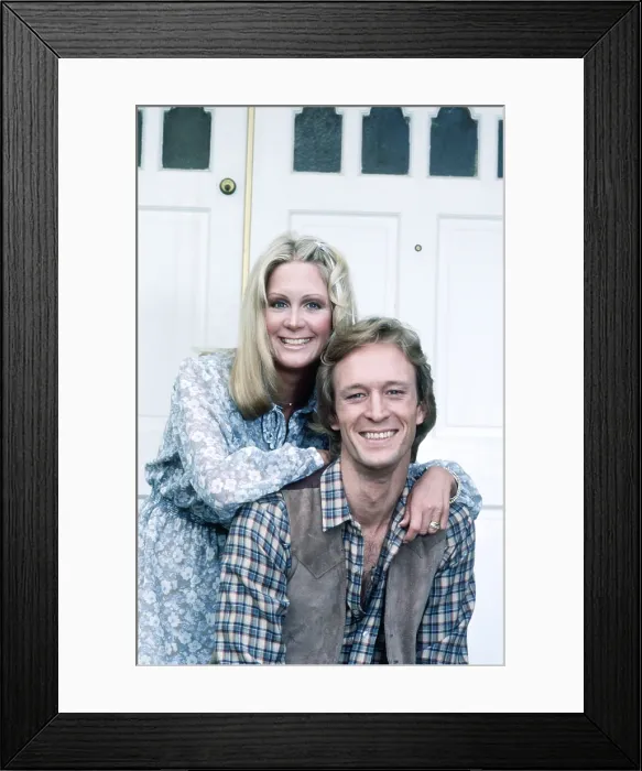 Framed Print : KNOTS LANDING, from left: Joan Van Ark, Ted Shackelford, (Season 1), 1979-1993 Framed Print : KNOTS LANDING, from left: Joan Van Ark, Ted Shackelford, (Season 1), 1979-1993