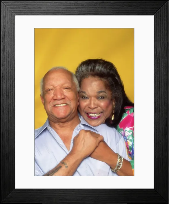 Framed Print : THE ROYAL FAMILY, from left: Redd Foxx, Della Reese, 1991-1992