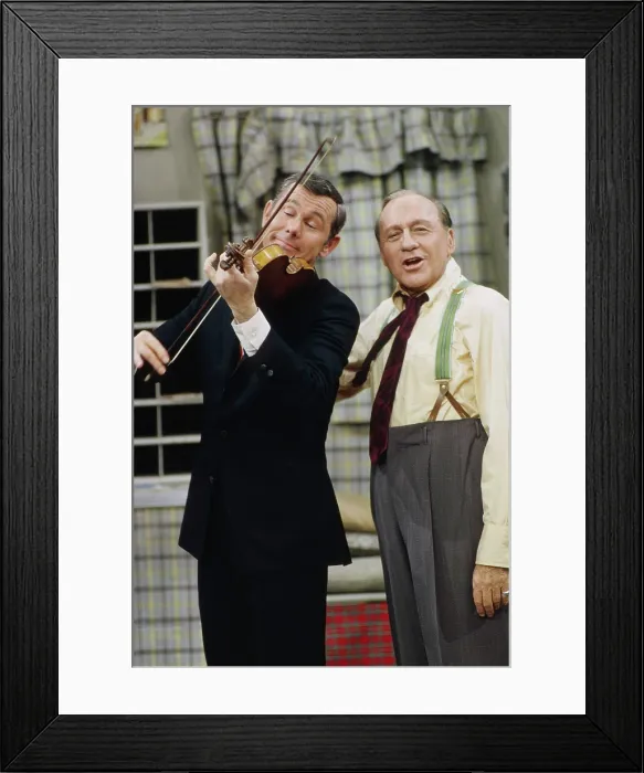 Framed Print : CARNIVAL NIGHTS, from left: Johnny Carson, Jack Benny, (aired March 20, 1968) Framed Print : CARNIVAL NIGHTS, from left: Johnny Carson, Jack Benny, (aired March 20, 1968)