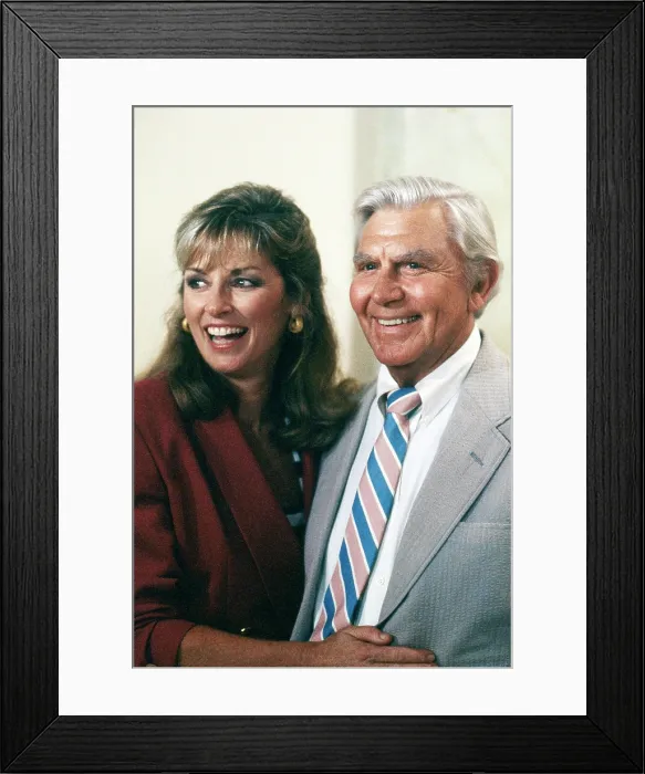 Framed Print : MATLOCK, from left: Andy Griffith, Brynn Thayer, 1986-1995