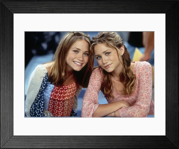 Framed Print : SO LITTLE TIME, from left: Ashley Olsen, Mary-Kate Olsen, 2001-2002