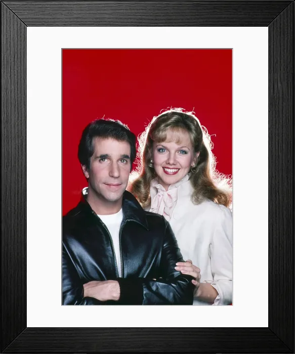 Framed Print : HAPPY DAYS, from left, Henry Winkler, Linda Purl, 1974-84 (1982 photo)