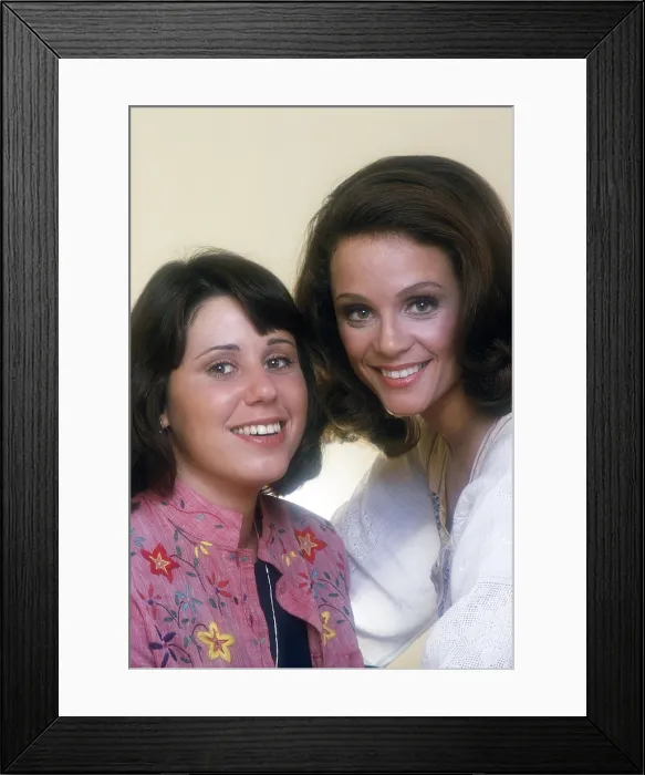 Framed Print : RHODA, from left, Julie Kavner, Valerie Harper, 1974-78 (1975 photo) Framed Print : RHODA, from left, Julie Kavner, Valerie Harper, 1974-78 (1975 photo)