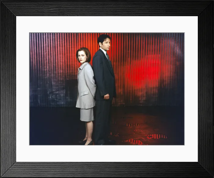 Framed Print : THE X-FILES, Gillian Anderson, David Duchovny, (1997), 1993-2018