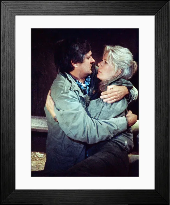 Framed Print : MASH, (aka M*A*S*H), from left: Alan Alda, Loretta Swit, Comrades in Arms, (Season 6, episode 612, aired December 6, 1977), 1972-1983