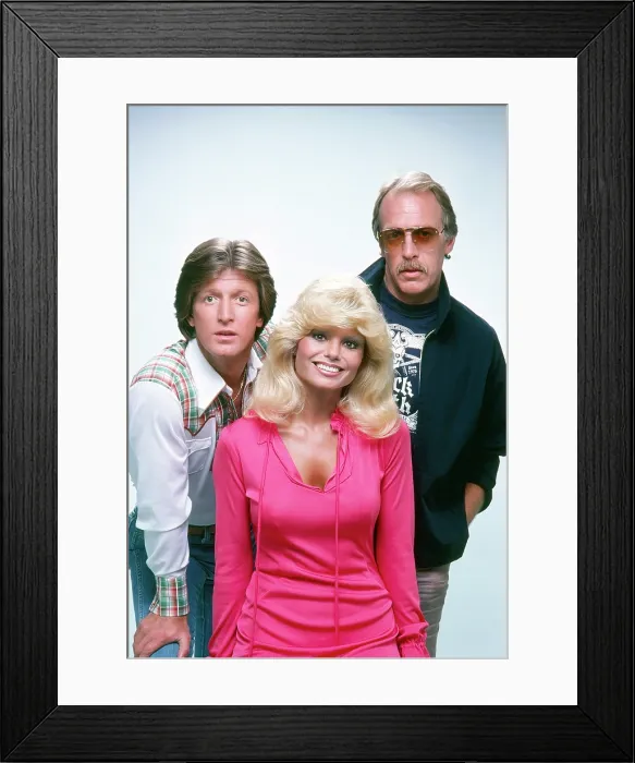Framed Print : WKRP IN CINCINNATI, from left: Gary Sandy, Loni Anderson, Howard Hesseman, 1978-1982 Framed Print : WKRP IN CINCINNATI, from left: Gary Sandy, Loni Anderson, Howard Hesseman, 1978-1982