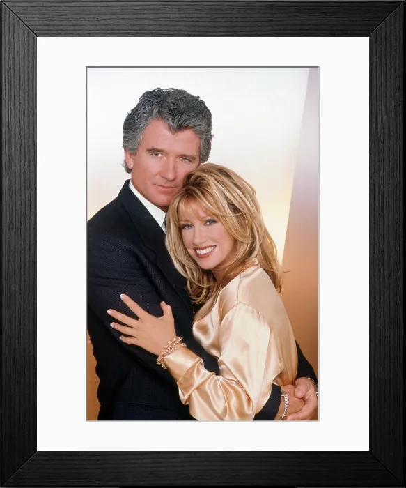 Framed Print : STEP BY STEP, from left: Patrick Duffy, Suzanne Somers, (1997), 1991-1998 Framed Print : STEP BY STEP, from left: Patrick Duffy, Suzanne Somers, (1997), 1991-1998