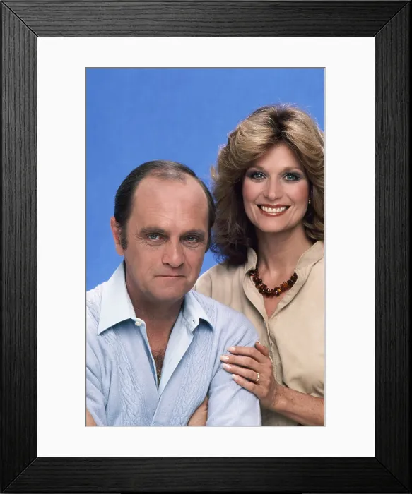 Framed Print : NEWHART, from left, Bob Newhart, Mary Frann, 1982-90 (1982 photo) Framed Print : NEWHART, from left, Bob Newhart, Mary Frann, 1982-90 (1982 photo)
