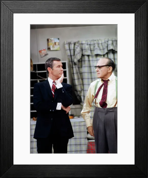 Framed Print : CARNIVAL NIGHTS, from left: Johnny Carson, Jack Benny, (aired March 20, 1968)