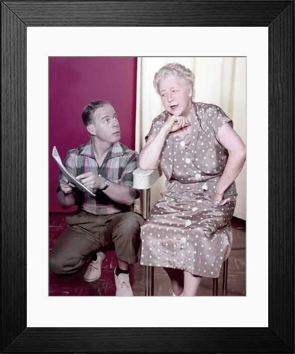 Framed Print : PETE AND GLADYS, from left: Harry Morgan, Verna Felton, 1960-1962 Framed Print : PETE AND GLADYS, from left: Harry Morgan, Verna Felton, 1960-1962