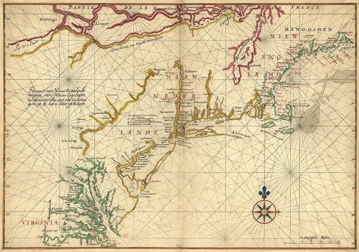 Framed Print : 1639 Maps of British Colonies in North America, with locations of Plymouth and Jamestown Framed Print : 1639 Maps of British Colonies in North America, with locations of Plymouth and Jamestown