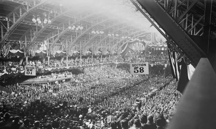 Framed Print : 1912 Republican National Convention in session in Chicago Coliseum, Illinois, June 18-22 Framed Print : 1912 Republican National Convention in session in Chicago Coliseum, Illinois, June 18-22