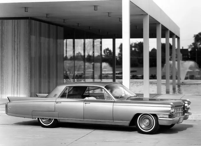 Framed Print : 1963 Cadillac Fleetwood Sixty Special Sedan. Courtesy: CSU Archives / Everett Collection