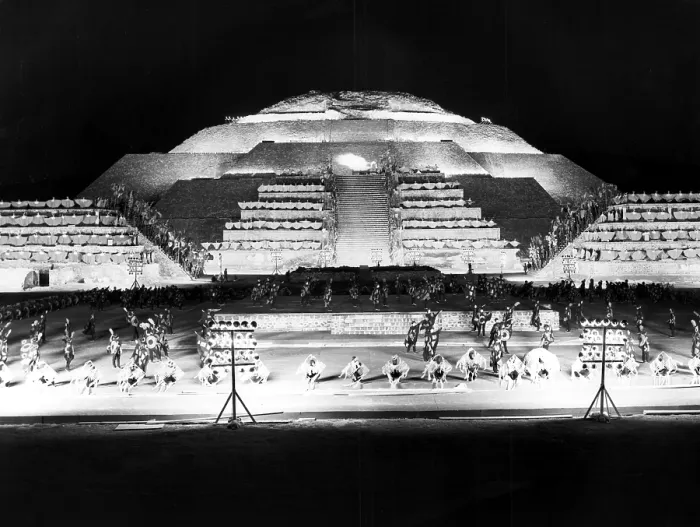 Framed Print : 1968 Olympics, rehearsal of opening ceremonies at The Pyramid Of The Moon, Mexico City, Mexico, 10-10-1968.. Courtesy: CSU Archives / Everett Collection Framed Print : 1968 Olympics, rehearsal of opening ceremonies at The Pyramid Of The Moon, Mexico City, Mexico, 10-10-1968.. Courtesy: CSU Archives / Everett Collection