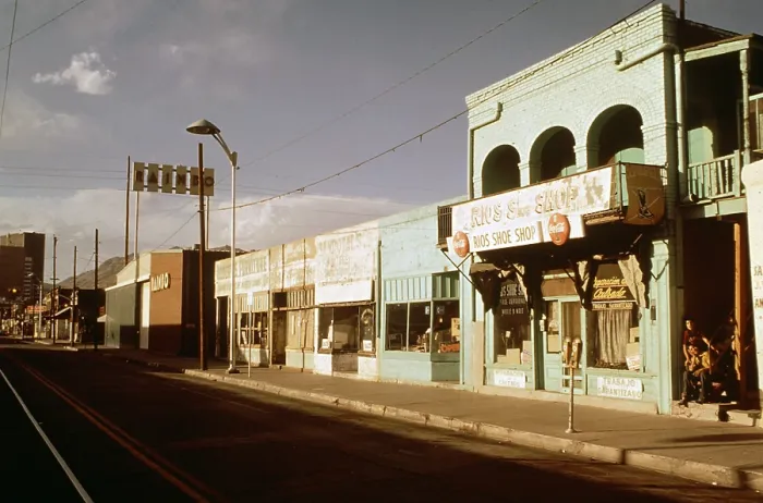 Framed Print : 1970s America. The second ward or el barrio of El Paso, Texas ca. 1973 Framed Print : 1970s America. The second ward or el barrio of El Paso, Texas ca. 1973