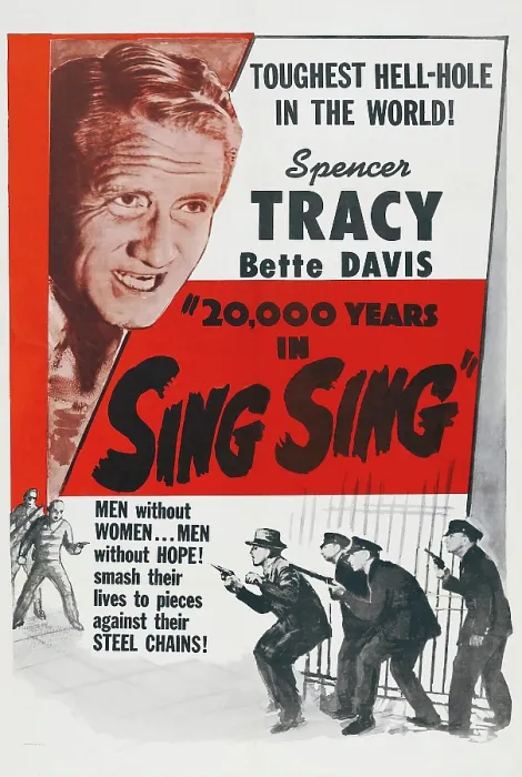 Framed Print : 20, 000 YEARS IN SING SING, (aka TWENTY THOUSAND YEARS IN SING SING), U.S. poster, top left: Spencer Tracy, 1932 Framed Print : 20, 000 YEARS IN SING SING, (aka TWENTY THOUSAND YEARS IN SING SING), U.S. poster, top left: Spencer Tracy, 1932