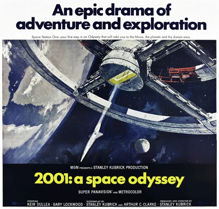 Framed Print : 2001: A SPACE ODDYSSEY, US poster, 1968