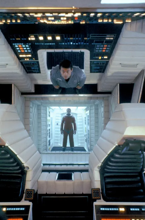 Framed Print : 2001: A SPACE ODYSSEY, Gary Lockwood, Kier Dullea, 1968