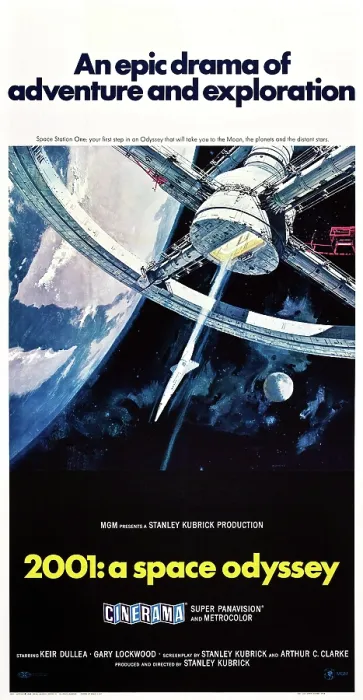 Framed Print : 2001: A SPACE ODYSSEY, US poster, 1968 Framed Print : 2001: A SPACE ODYSSEY, US poster, 1968