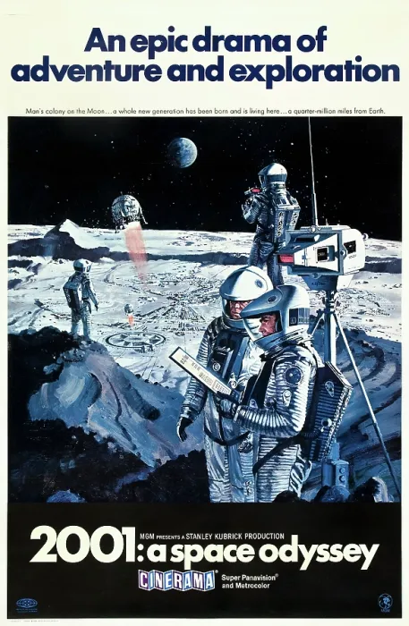 Framed Print : 2001: A SPACE ODYSSEY, US poster, 1968