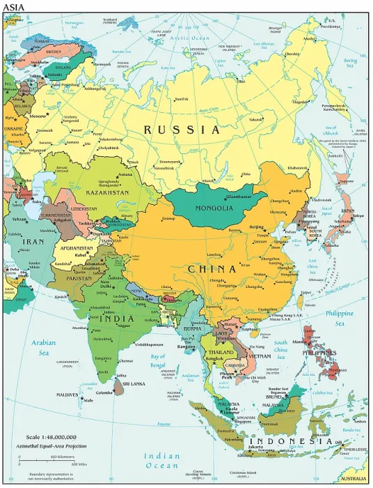 Framed Print : 2008 political map of Asia, includes the fringe of eastern Europe and the Nordic countries, but crops out the Middle eastern countries of West Asia Framed Print : 2008 political map of Asia, includes the fringe of eastern Europe and the Nordic countries, but crops out the Middle eastern countries of West Asia