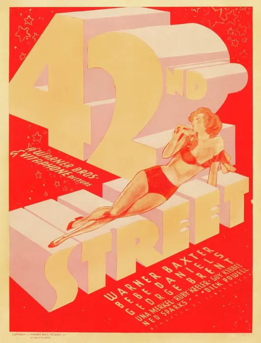 Framed Print : 42ND STREET, U.S. window card, 1933