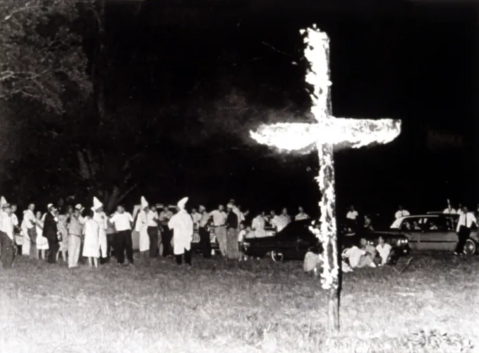 Framed Print : 7 / 11 / 65--WAYNESBORO, GEORGIA--More than 100 robed Ku Klux Klan members hold a rally.. Courtesy: CSU Archives / Everett Collection Framed Print : 7 / 11 / 65--WAYNESBORO, GEORGIA--More than 100 robed Ku Klux Klan members hold a rally.. Courtesy: CSU Archives / Everett Collection