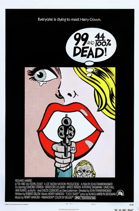 Framed Print : 99 AND 44 / 100% DEAD, (aka NINETY NINE AND FORTY FOUR ONE HUNDRED PER CENT DEAD), 1974, TM and Copyright (c) 20th Century-Fox Film Corp. All Rights Reserved Framed Print : 99 AND 44 / 100% DEAD, (aka NINETY NINE AND FORTY FOUR ONE HUNDRED PER CENT DEAD), 1974, TM and Copyright (c) 20th Century-Fox Film Corp. All Rights Reserved