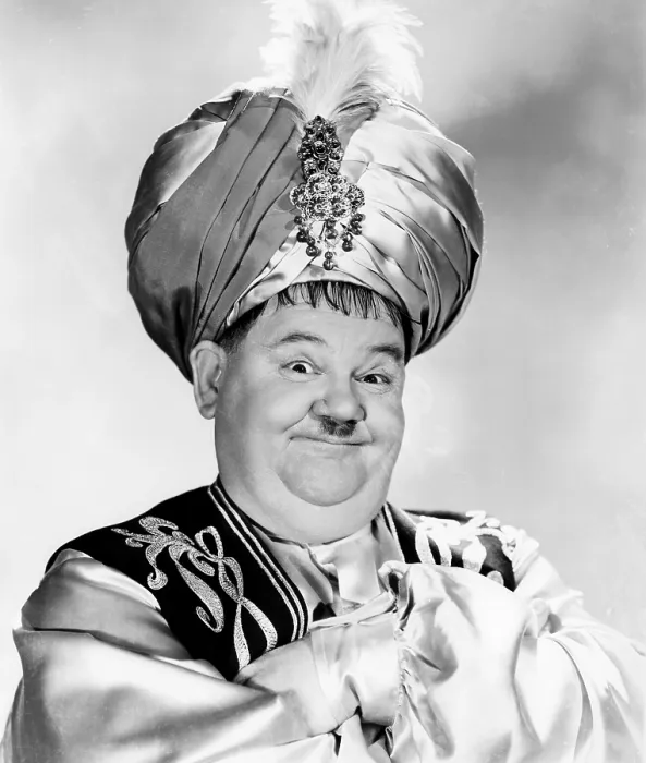 Framed Print : A-HAUNTING WE WILL GO, Oliver Hardy, 1942. TM & copyright 20th Century Fox Films Corp. All rights reserved / courtesy Everett Collection