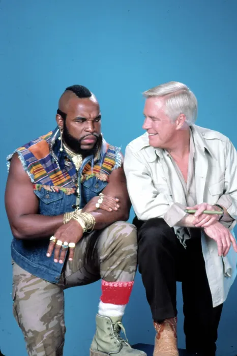 Framed Print : A-TEAM, Mr. T, George Peppard, 1983-87 Framed Print : A-TEAM, Mr. T, George Peppard, 1983-87