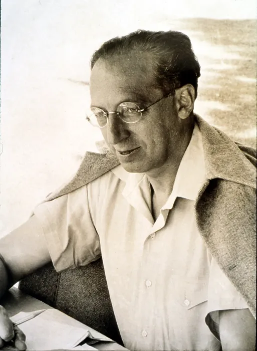 Framed Print : AARON COPLAND, At Tangelwood, 1942.. Courtesy: CSU Archives  /  Everett Collection