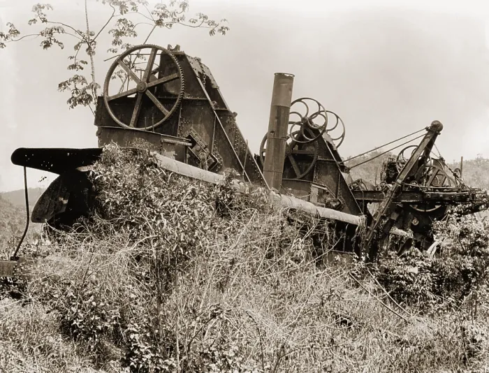 Framed Print : Abandoned French machinery at the site of the Panama Canal Framed Print : Abandoned French machinery at the site of the Panama Canal