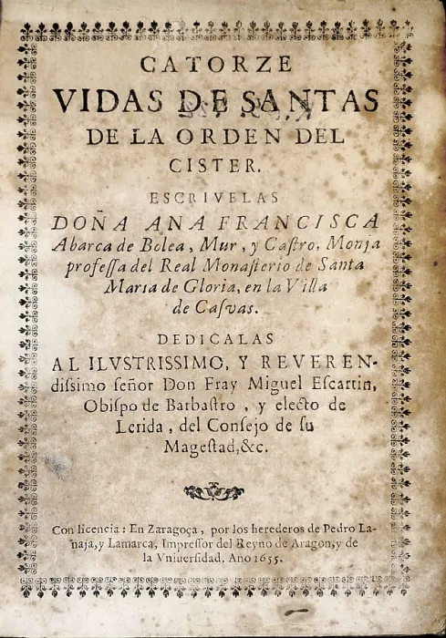 Framed Print : ABARCA DE BOLEA, Ana Francisca (1602-1690). SPAIN. Madrid. National Library. AISA / Everett Collection**US SALES ONLY**
