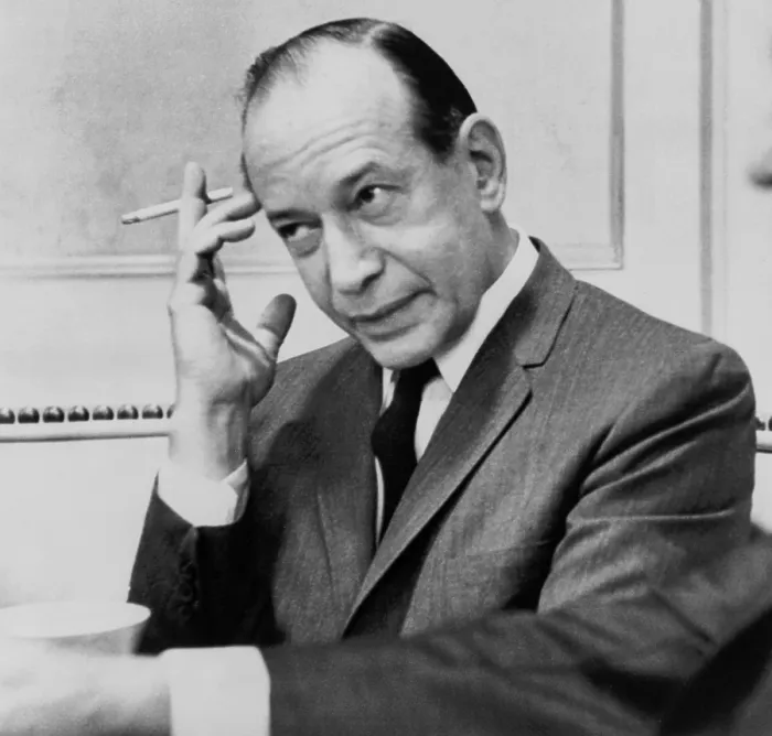Framed Print : Abe Fortas, President Lyndon Johnson's nominee to the Supreme Court at the Senate Judiciary Committee in 1965