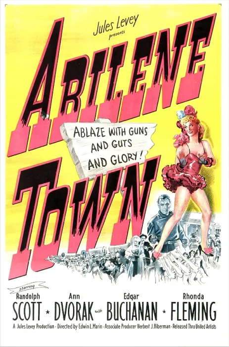 Framed Print : ABILENE TOWN, US poster, 1946