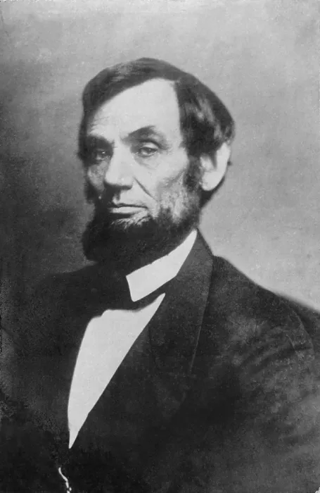 Framed Print : Abraham Lincoln (1809-1856) portrait by Mathew Brady in between 1861 and 1863