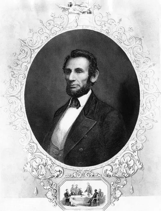 Framed Print : Abraham Lincoln (1809-1865), U.S. President (1861-1865), circa 1850s. Courtesy: CSU Archives / Everett Collection
