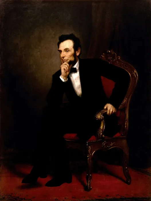 Framed Print : ABRAHAM LINCOLN, by George Peter Alexander Healy, 1869, oil on canvas