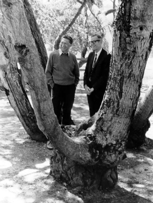 Framed Print : Abraham Maslow and Frank Goble, author, 1970s. Courtesy: CSU Archives / Everett Collection Framed Print : Abraham Maslow and Frank Goble, author, 1970s. Courtesy: CSU Archives / Everett Collection
