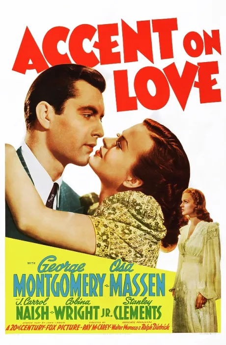 Framed Print : ACCENT ON LOVE, l-r: George Montgomery, Osa Massen, Cobina Wright on poster art, 1941. TM and Copyright 20th Century Fox Film Corp Framed Print : ACCENT ON LOVE, l-r: George Montgomery, Osa Massen, Cobina Wright on poster art, 1941. TM and Copyright 20th Century Fox Film Corp