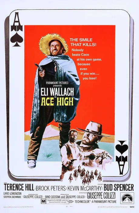 Framed Print : ACE HIGH, US poster art, from left: Eli Wallach, Brock Peters, Terence Hill, 1968