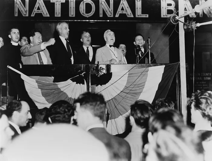 Framed Print : ACLU leaders celebrate a labor victory in the Supreme Court case, Hague v. CIO of June 5, 1939
