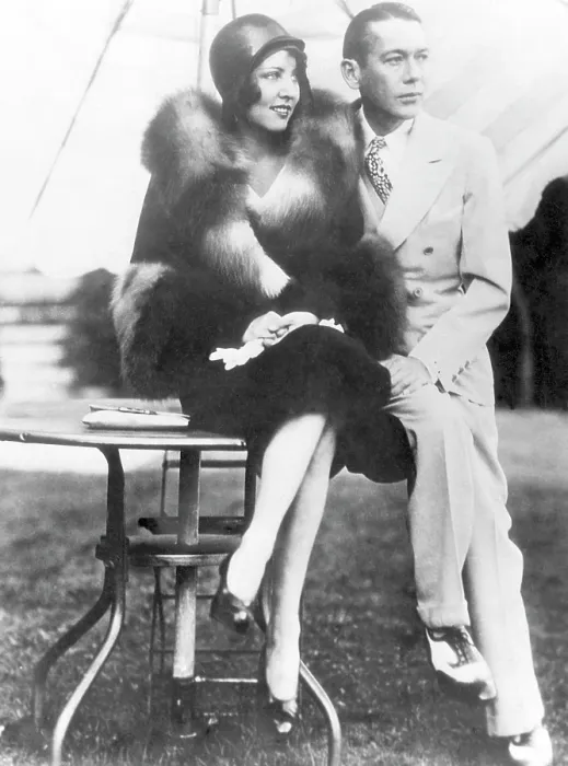 Framed Print : Actor Jack Pickford (right), and his wife, actress Mary Mulhern, 1930.. Courtesy: CSU Archives  /  Everett Collection