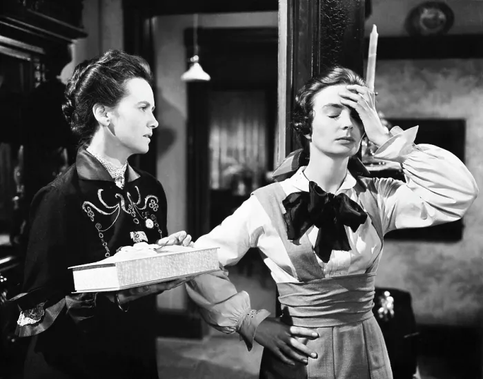 Framed Print : THE ACTRESS, Teresa Wright, Jean Simmons, 1953