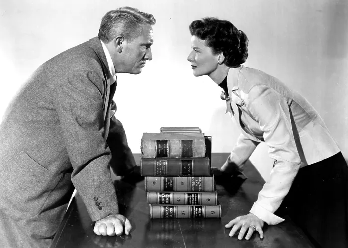 Framed Print : ADAM'S RIB, Spencer Tracy, Katharine Hepburn, 1949