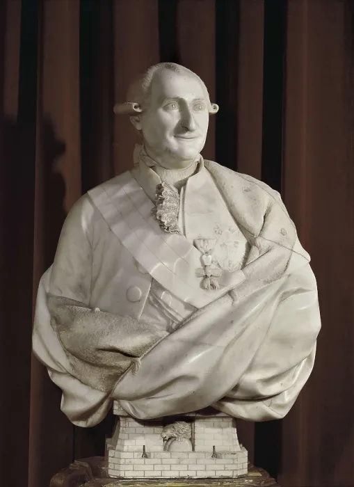 Framed Print : ADAN, Juan Antonio (1741-1816). Charles IV. Bust. Neoclassicism. Sculpture on marble. SPAIN. Madrid. St. Fernando Royal Academy Museum. AISA / Everett Collection**US SALES ONLY**