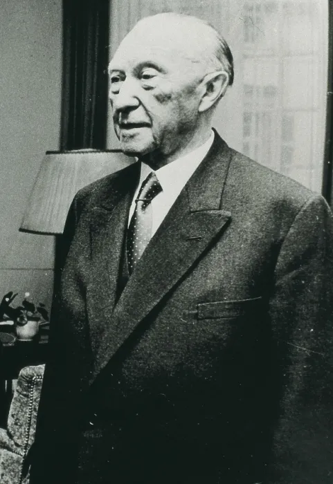 Framed Print : ADENAUER, Konrad (1876-1967). German politician. AISA / Everett Collection**US SALES ONLY** Framed Print : ADENAUER, Konrad (1876-1967). German politician. AISA / Everett Collection**US SALES ONLY**